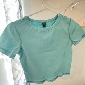 Target Cropped Blue Top